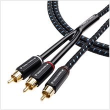 Load image into Gallery viewer, Tributaries Series 4 Subwoofer &quot;Y&quot; Cable
